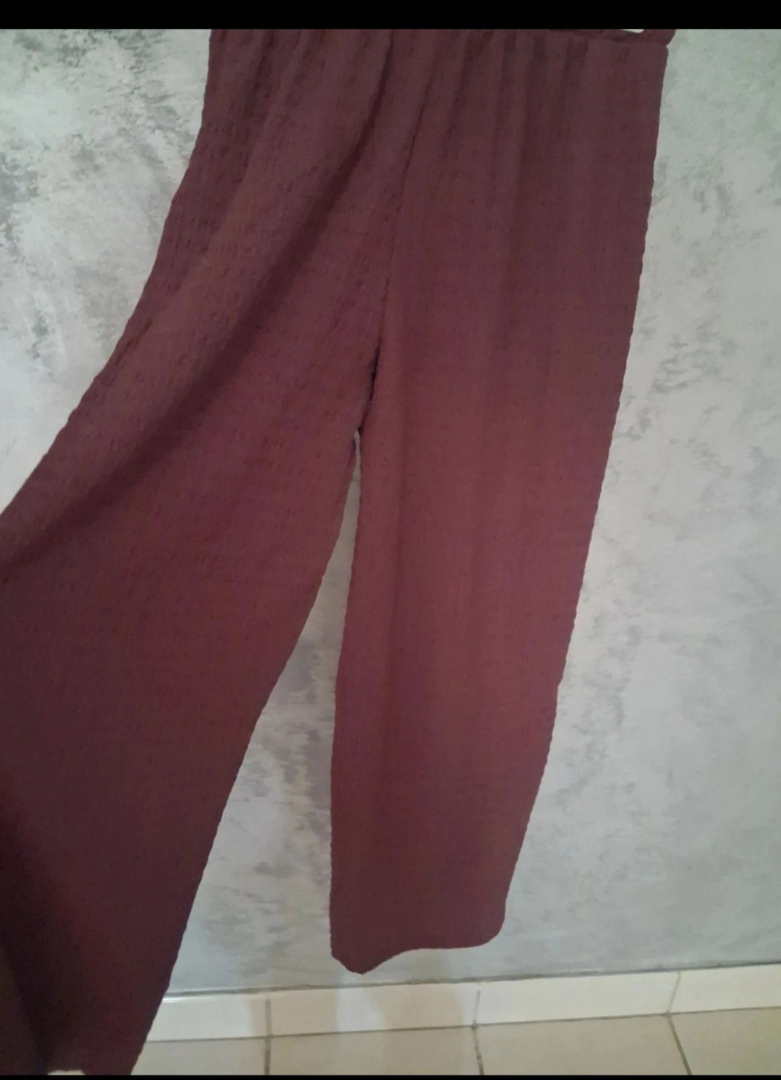 Calça larga fluida nova – photo 4